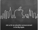 Apple invites the media for an ‘education announcement’ next week in New York!