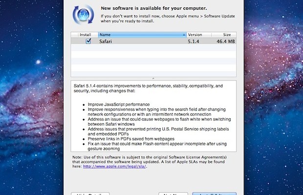 Safari 5.1.4 Update
