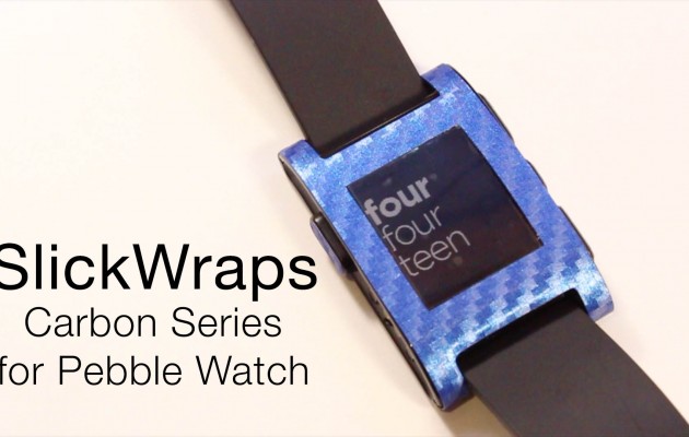 SlickWraps Carbon Series for Pebble Review