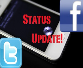 How To: Update your Facebook/Twitter Status from Siri!!