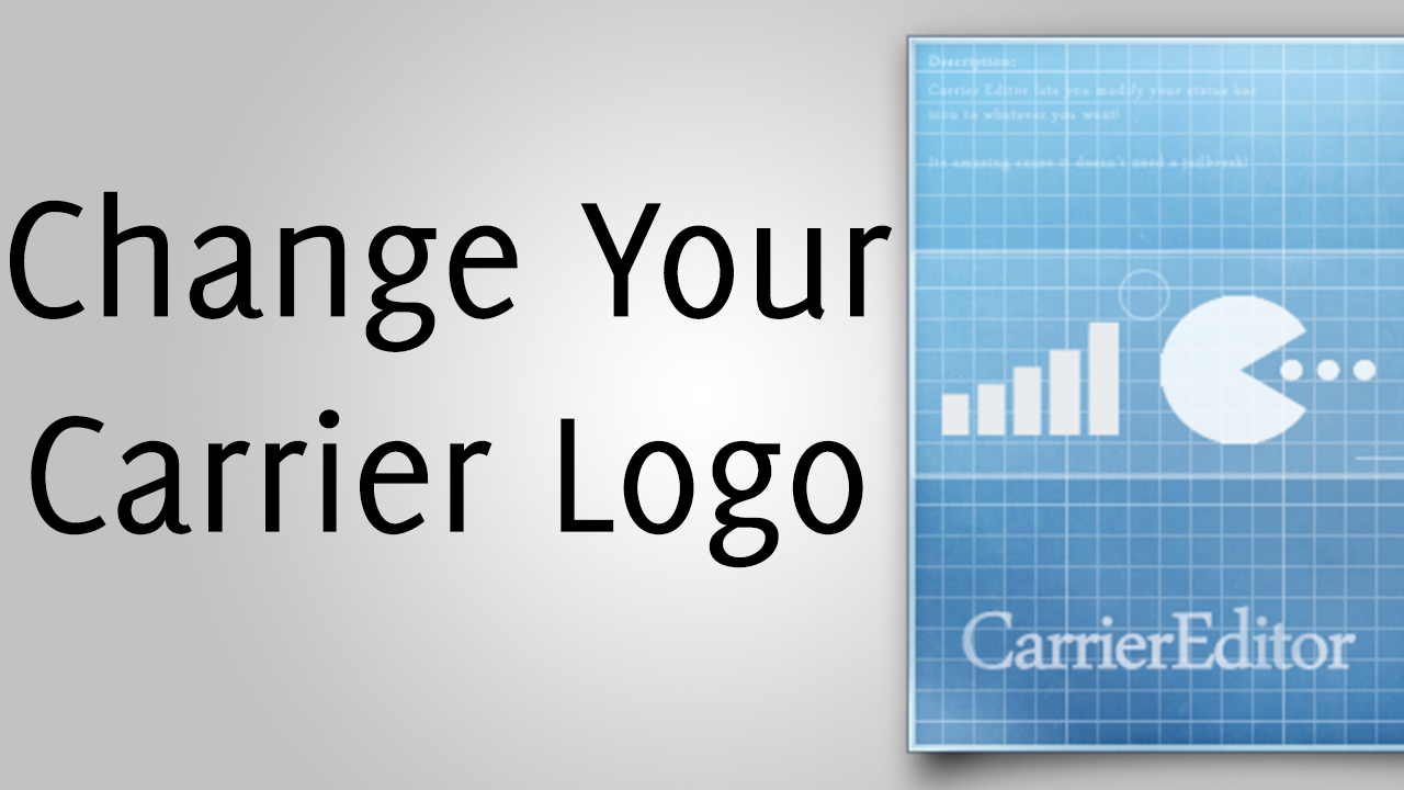 Change Your Carrier Logo Without a Jailbreak in iOS