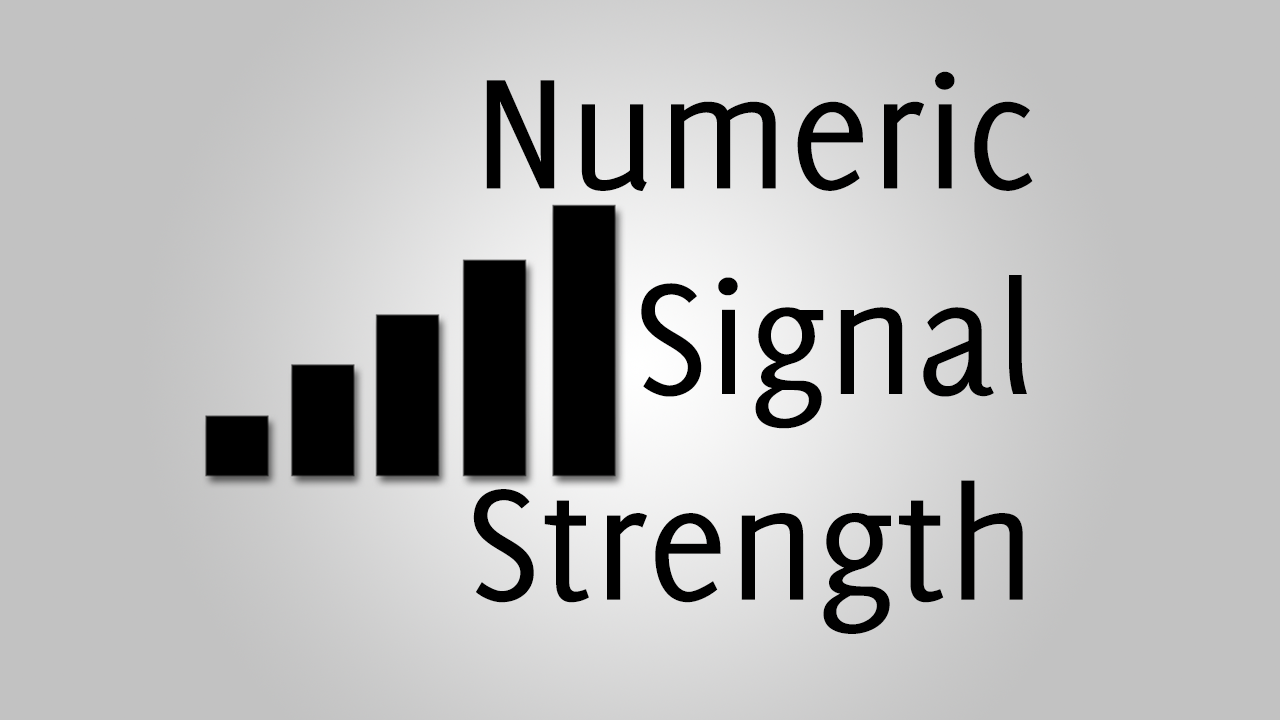 How To Enable Numeric Signal Strength in iOS