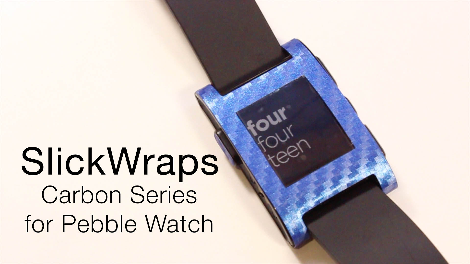 SlickWraps Carbon Series for Pebble Review